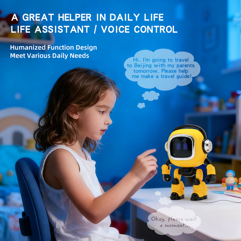 Remote Control Toys - KI-Interaktiver Roboter-Spielzeug mit Sprachsteuerung, Eingebauter Geschichtenerzähler