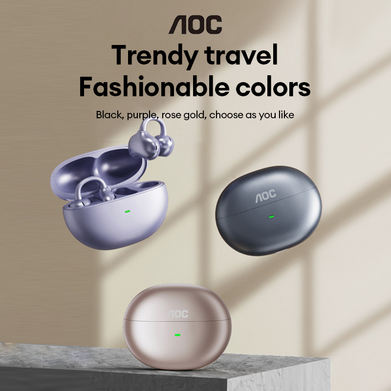 Video Games - AOC ACD2544 Kabellose Bluetooth-Ohrbügel-Kopfhörer Open-Ear-Kopfhörer Surround-Stereo-Sound