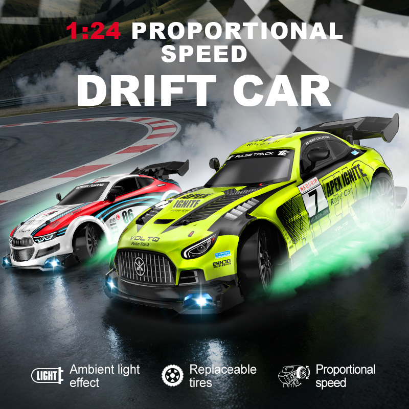 Rc Drift Car 1 24 Scale 4Wd - 1:24 Maßstab 4WD RC Drift Auto