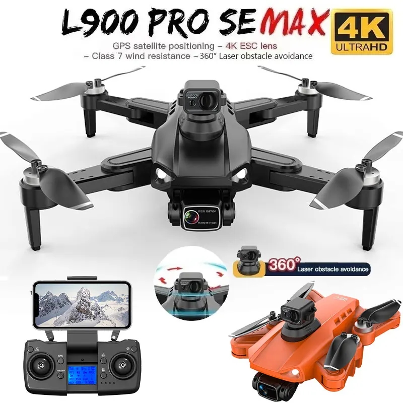Fpv Brushless Rc Drone 4K - L900 Pro SE MAX GPS-Drohne 4K
