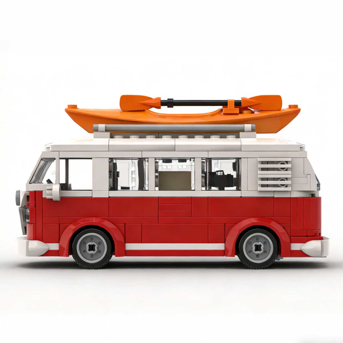 Building Blocks - Technische T1 Bausteine Van Fahrzeug Wohnmobil
