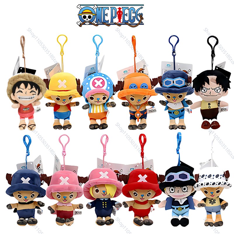 Dolls - One Piece Plüsch-Schlüsselanhänger Niedliche Anime-Figuren Luffy