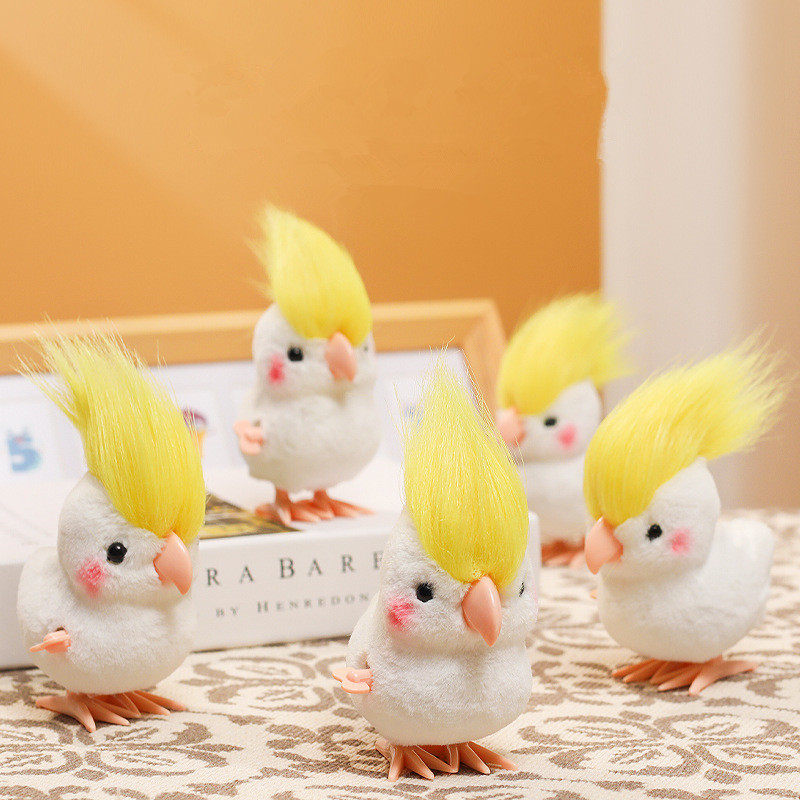 Dolls - INS Kawaii Springender Papagei Simuliertes Plüschtier