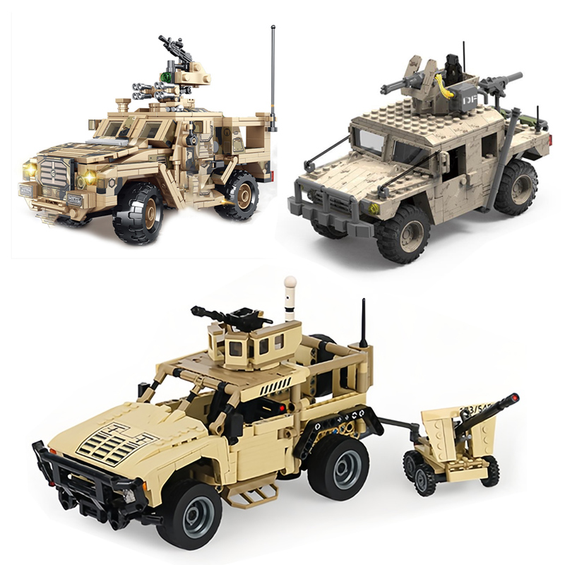 Lego Compatible Military Tank - MOC Military Hummer Gebäude Block Blitzschutz