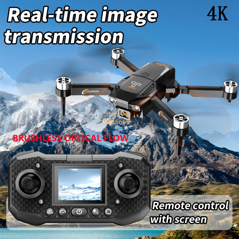 Fpv Brushless Rc Drone 4K - 4K Dual Kamera Optischer Fluss Bürstenlos