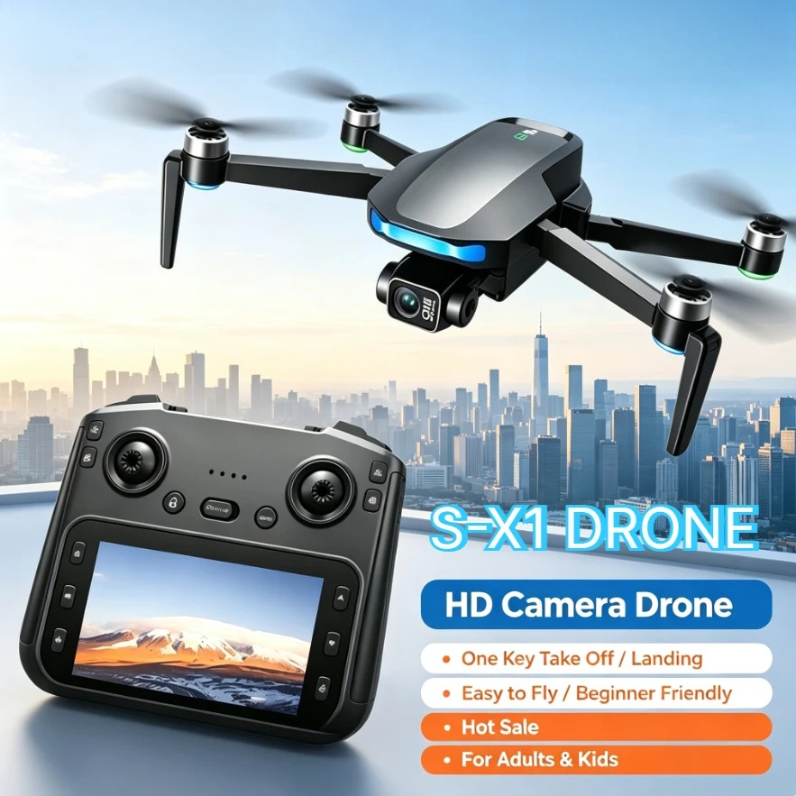 Fpv Brushless Rc Drone 4K - Original S-X1 GPS-Drohne 8K HD-Kamera 5G