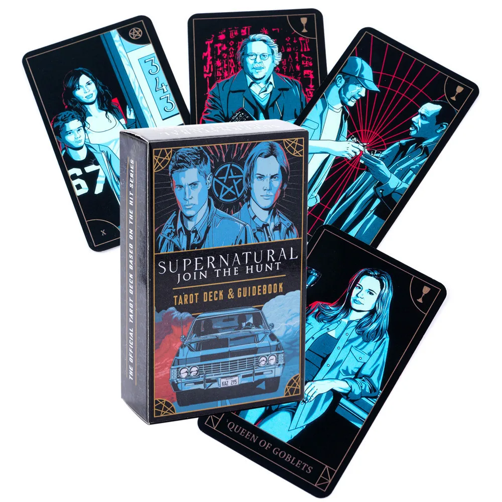 Tarot Cards Deck With Guidebook - Supernatural Tarot-Deck und Anleitungsbuch, Kartenspiel, Geschenk
