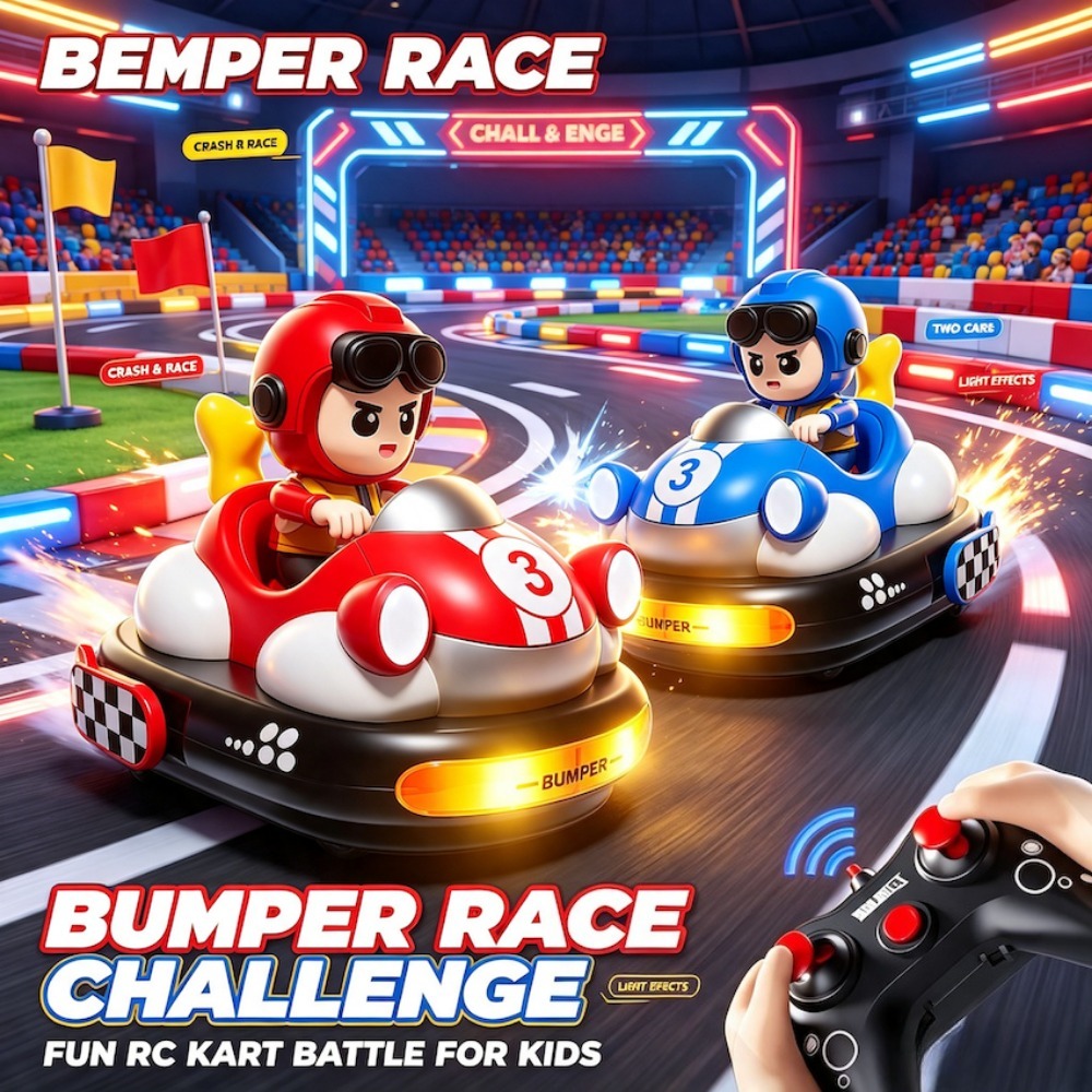 Remote Control Toys - RC Kollisions-Bumper-Car-Spielzeug für 2 Spieler, ferngesteuertes