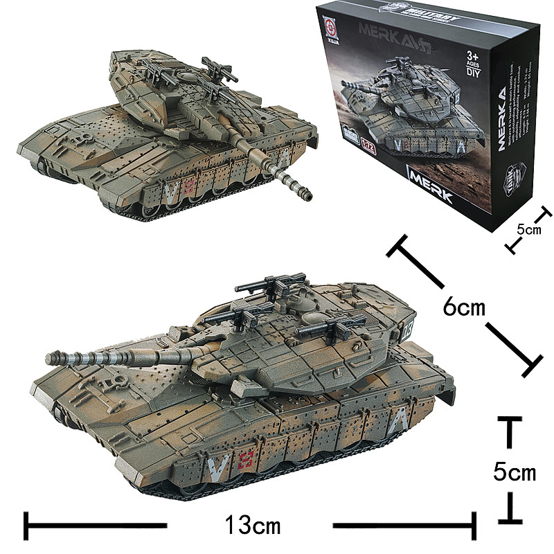Lego Compatible Military Tank - 1/72 Israel Merkava Kampfpanzer Modell Kreative