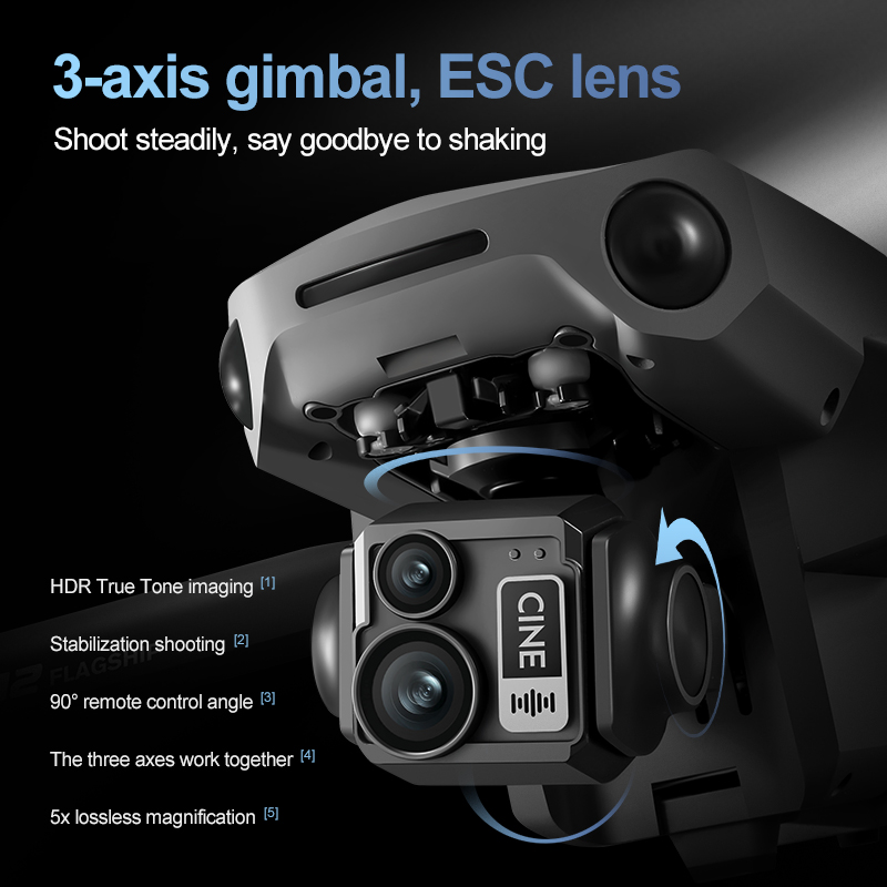 8K 3-Achsen-Gimbal Bürstenlose – Fpv Brushless Rc Drone 4K Bewertung und Preis