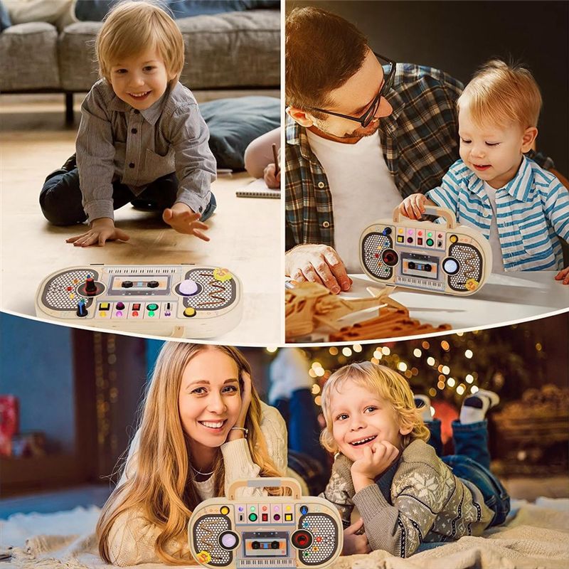 Professionelles Montessori-Hol – Montessori Wooden Busy Board Toddler Bewertung und Preis