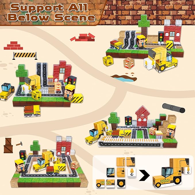 100 Stück magnetische Blöcke,  – Magnetic Building Tiles Set 100Pcs Bewertung und Preis