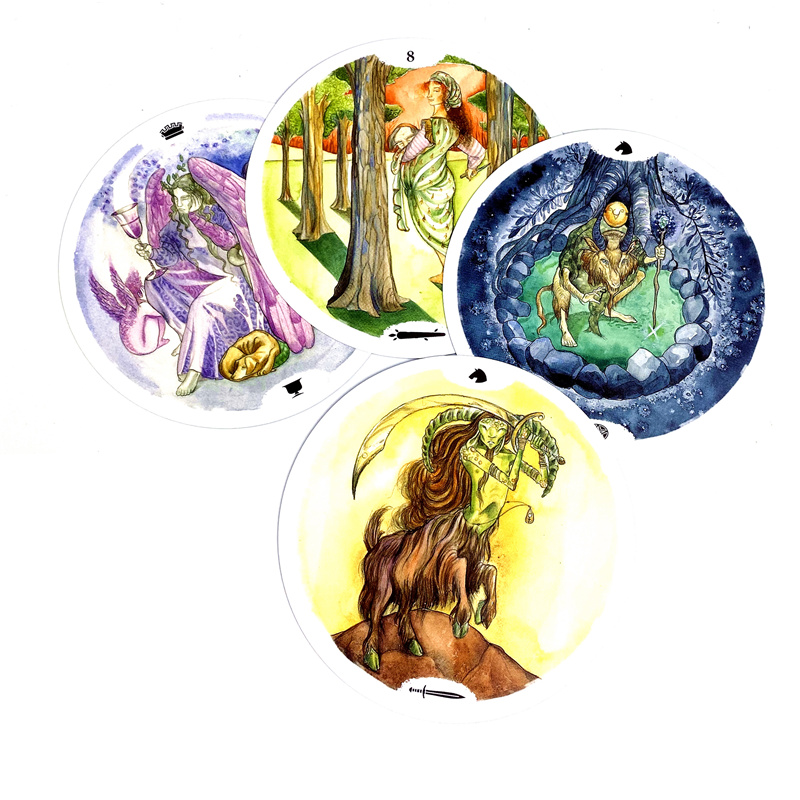 Neue Stil Kreis Des Lebens Tar – Tarot Cards Deck With Guidebook Bewertung und Preis