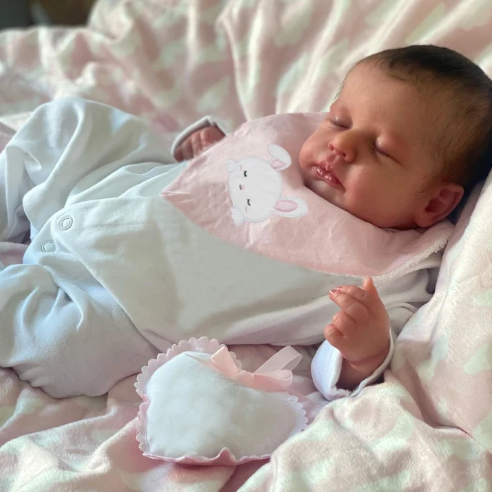 49CM kuschelige Ganzkörper-Sil – Reborn Baby Doll Silicone Realistic Bewertung und Preis