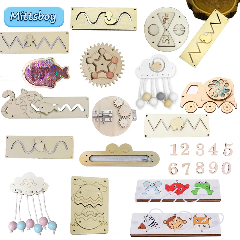 DIY Beschäftigt Bord Montessor – Montessori Wooden Busy Board Toddler Bewertung und Preis