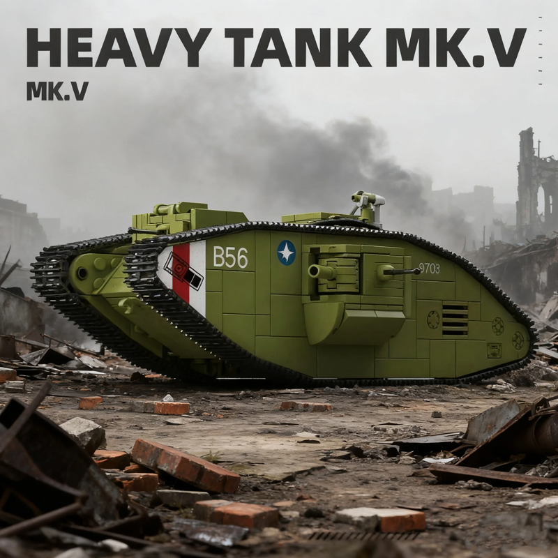 900-teiliger Bausatz Erster We – Lego Compatible Military Tank Bewertung und Preis