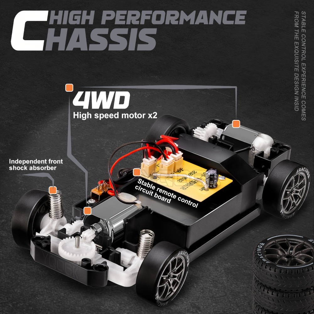2,4G Fernbedienung RC Drift Ra – Rc Drift Car 1 24 Scale 4Wd Bewertung und Preis
