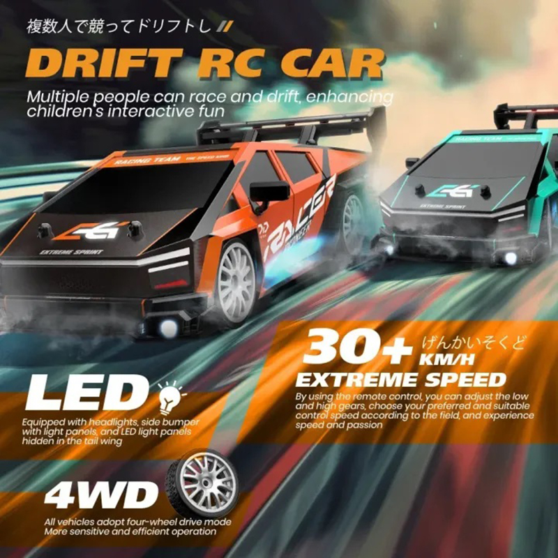 Ferngesteuertes Auto RC Drift  – Rc Drift Car 1 24 Scale 4Wd Bewertung und Preis