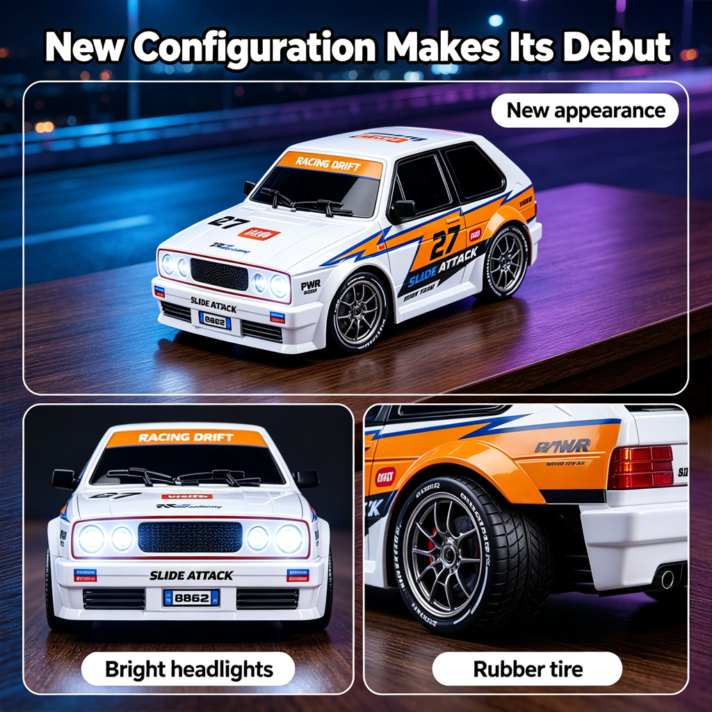 NEUES S60 RC Drift Auto 1:24 M – Rc Drift Car 1 24 Scale 4Wd Bewertung und Preis