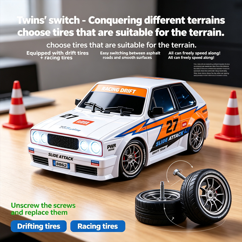 NEUES S60 RC Drift Auto 1:24 M – Rc Drift Car 1 24 Scale 4Wd Bewertung und Preis