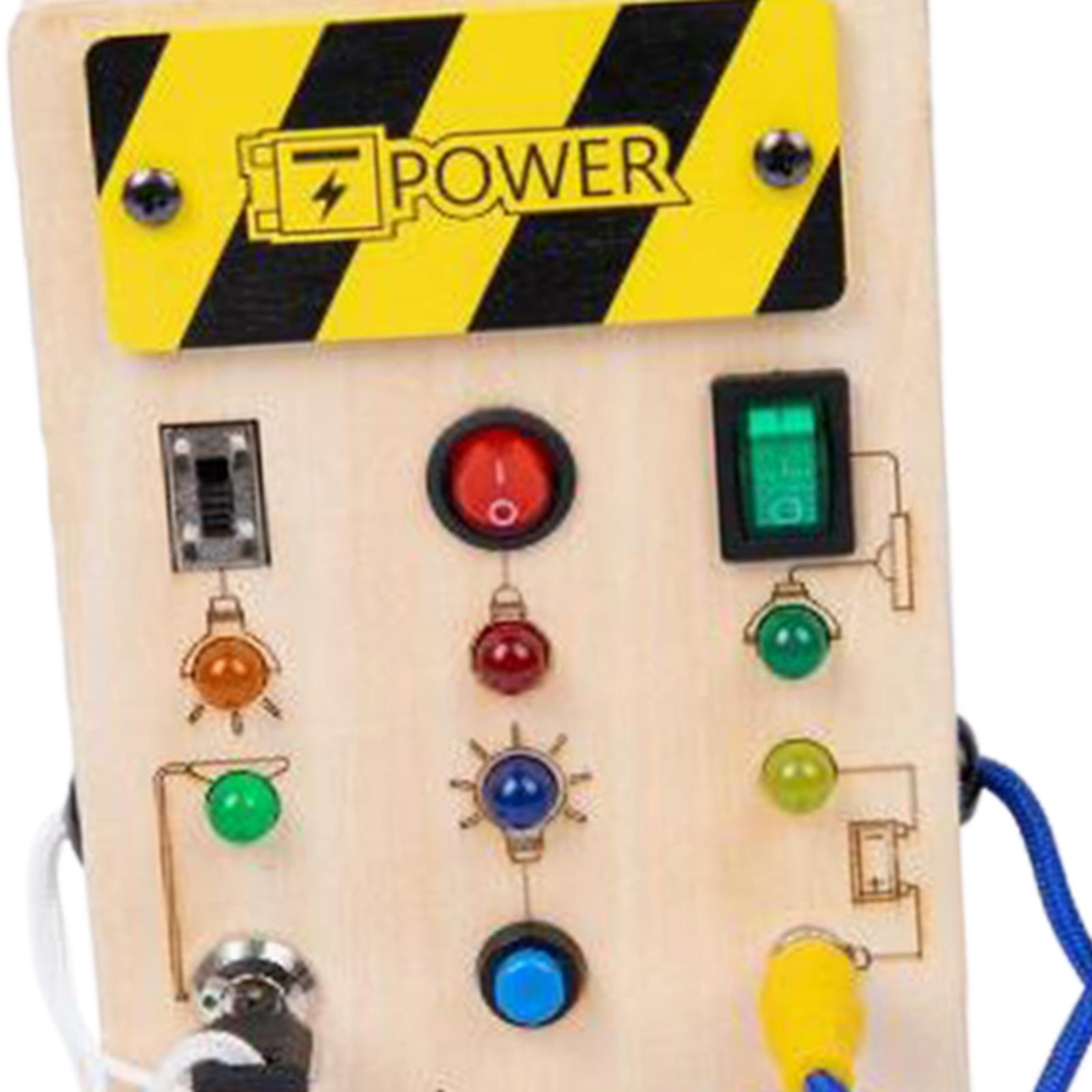 LED-Holz-Sensorikbrett für Kle – Montessori Wooden Busy Board Toddler Bewertung und Preis