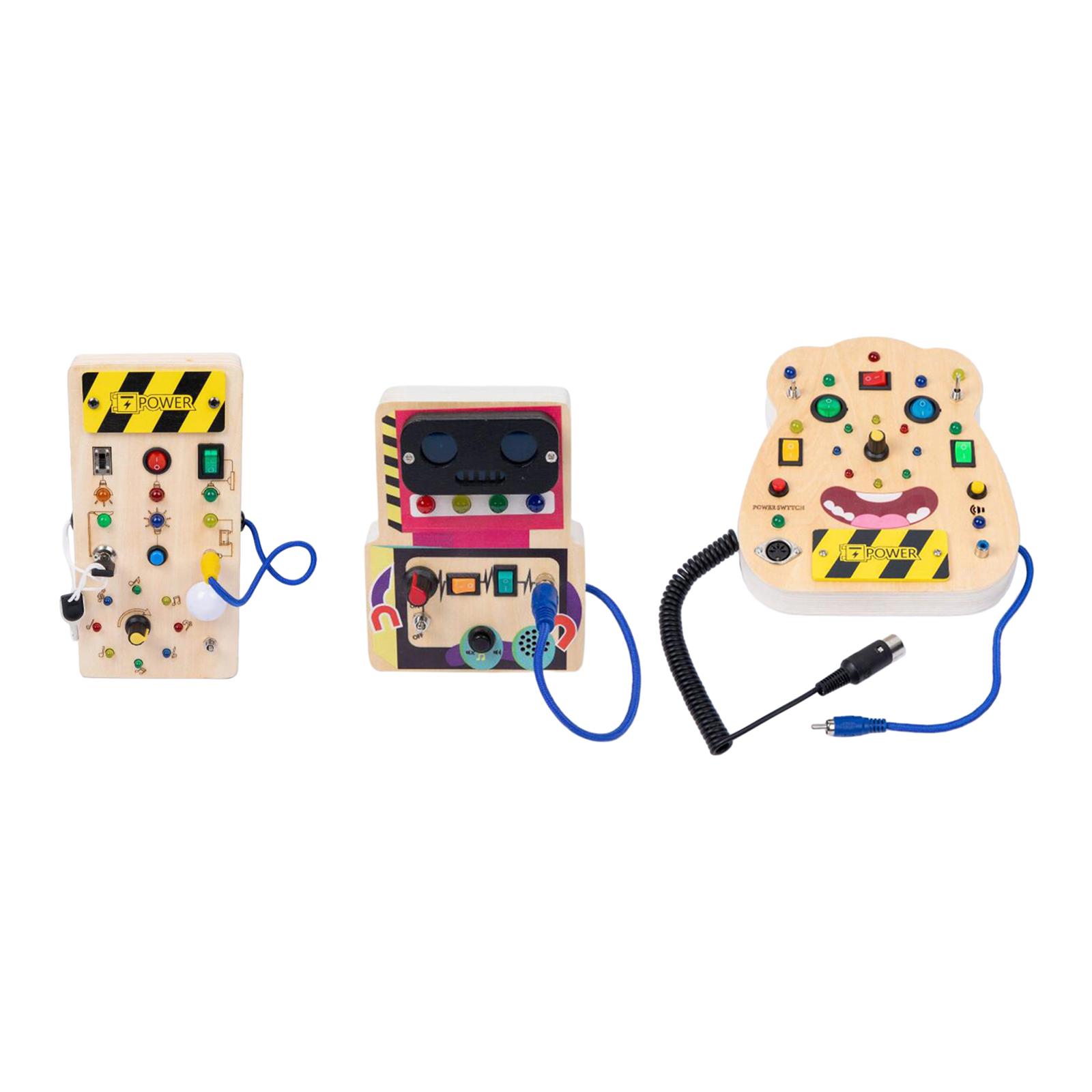 LED-Holz-Sensorikbrett für Kle – Montessori Wooden Busy Board Toddler Bewertung und Preis