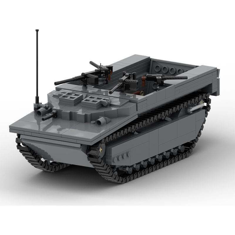 LVT-4 Moderne Militärpanzer-Mo – Lego Compatible Military Tank Bewertung und Preis