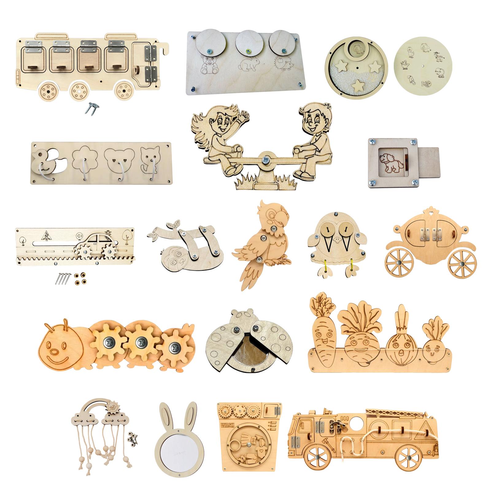 Holz-Busy-Board-Teile Montesso – Montessori Wooden Busy Board Toddler Bewertung und Preis
