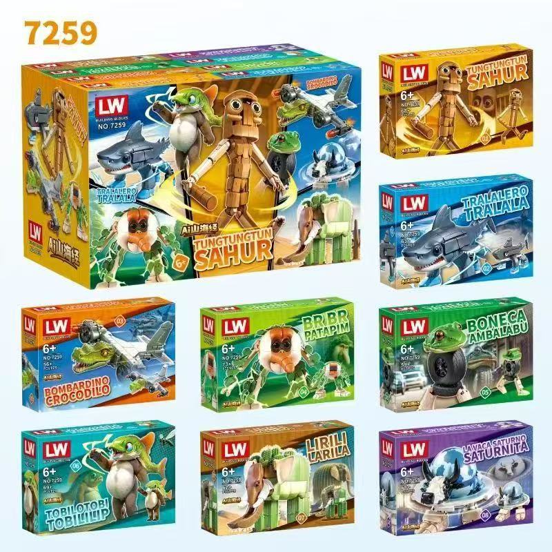 Anime Italienische Brainrot Tr – Anime Action Figure Blind Box Bewertung und Preis