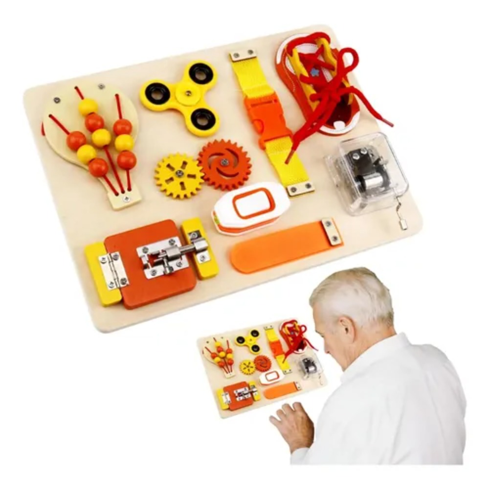 Montessori Holz-Busy-Board Spi – Montessori Wooden Busy Board Toddler Bewertung und Preis
