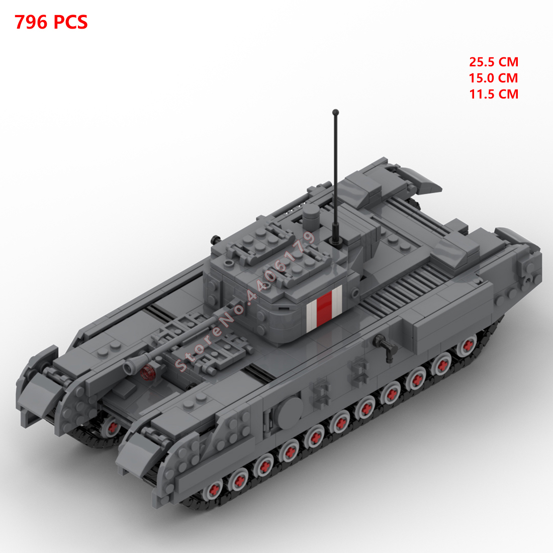 Hot military WWII UK Armee Chu – Lego Compatible Military Tank Bewertung und Preis