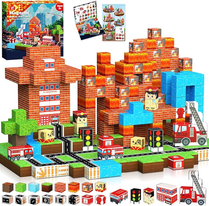 Magnetische Blöcke 100 PCS Bui – Magnetic Building Tiles Set 100Pcs Bewertung und Preis