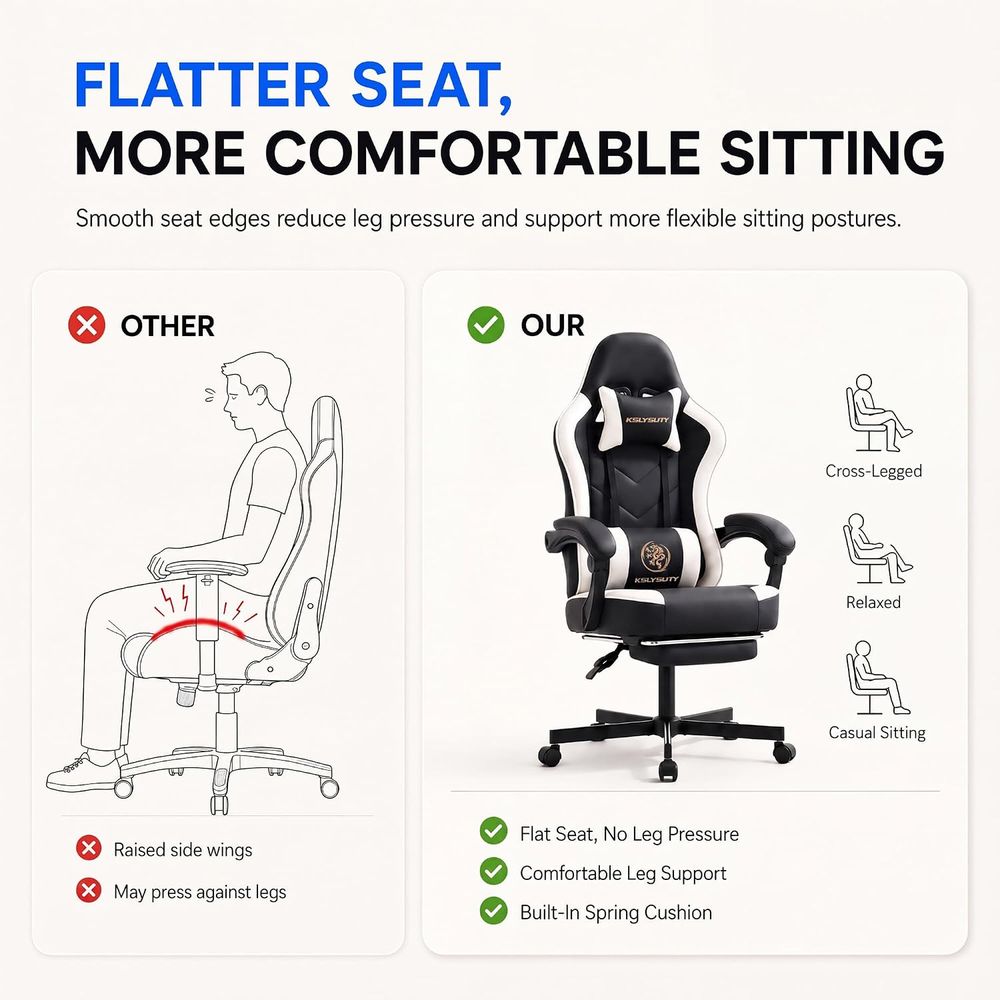 Ergonomischer Gaming-Stuhl für – Video Games Bewertung und Preis