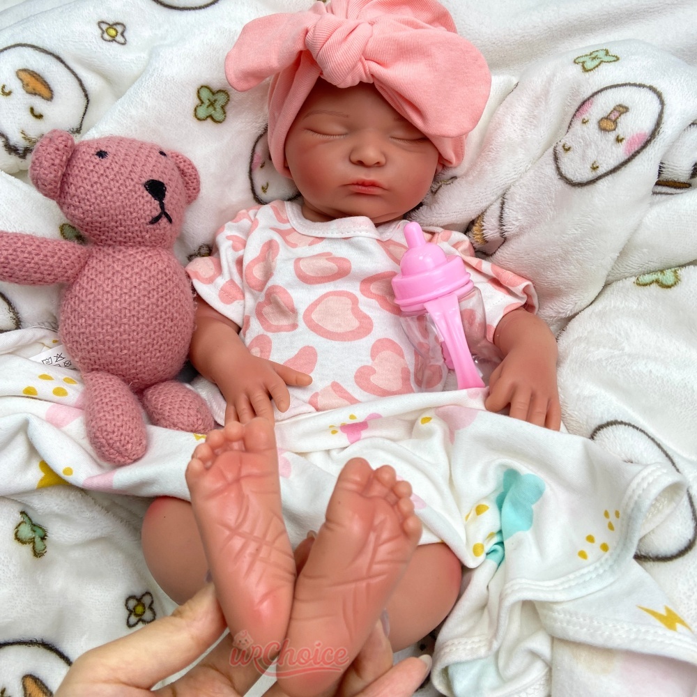 18 Zoll Waschbare Silikon-Rebo – Reborn Baby Doll Silicone Realistic Bewertung und Preis